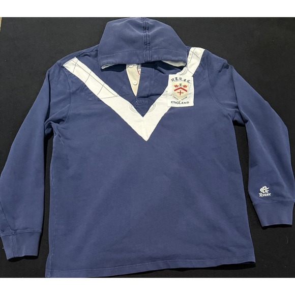 Polo Ralph Lauren Other - Polo Ralph Lauren Vintage Rugby Long Sleeve Embroidered England 13 Mens XL